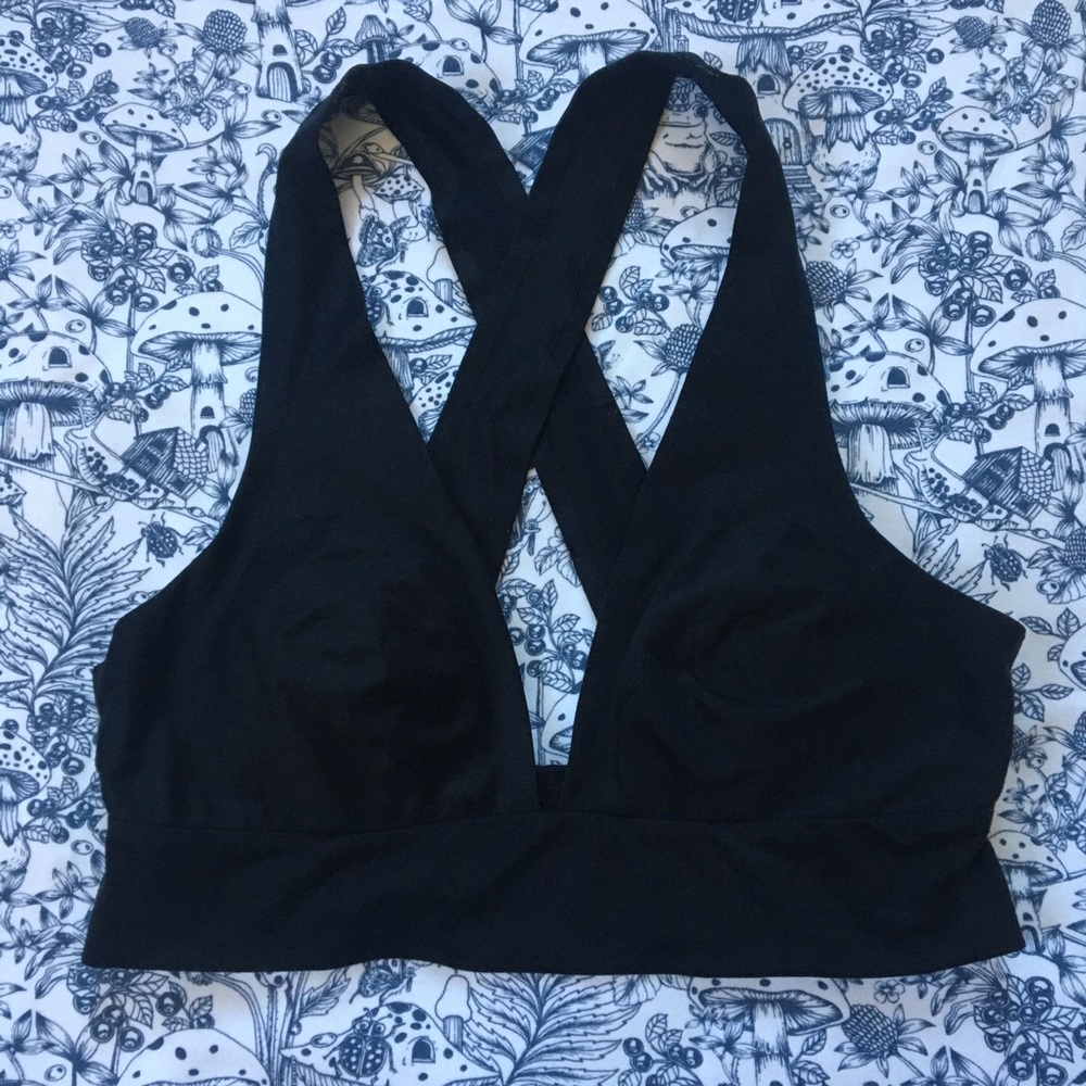 Aerie Sunnie Black Bralette Small